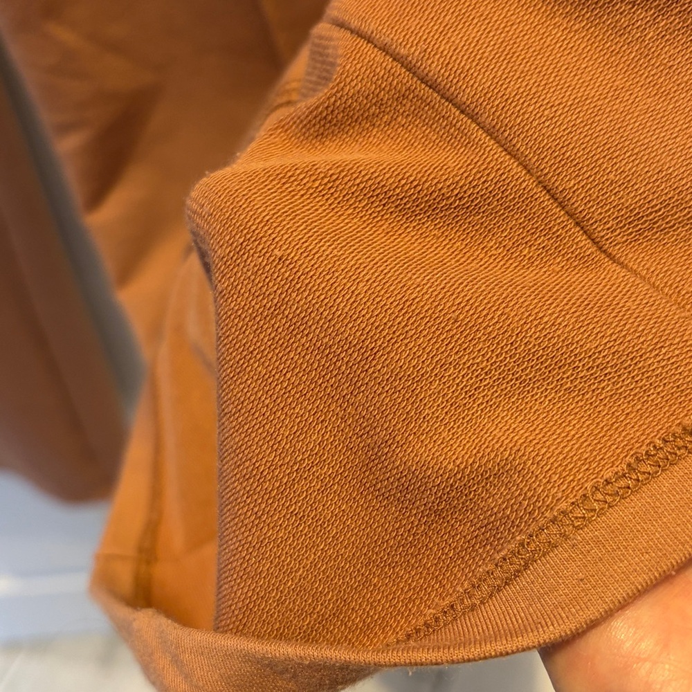 Frank and Oak Tailored track pants light brick colour - Picture 6 of 6